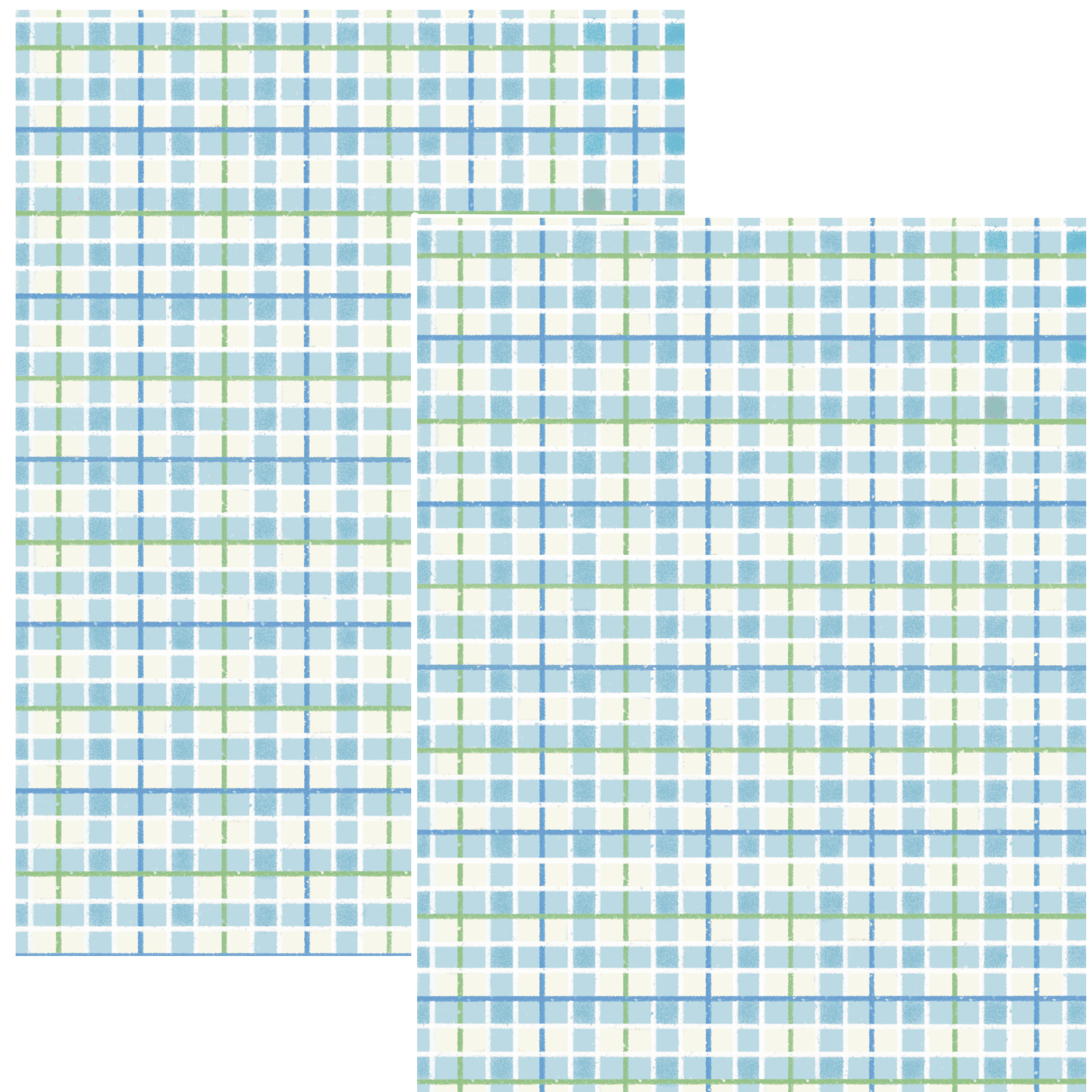 Design Paper - Green Day check pattern – Asannu shop