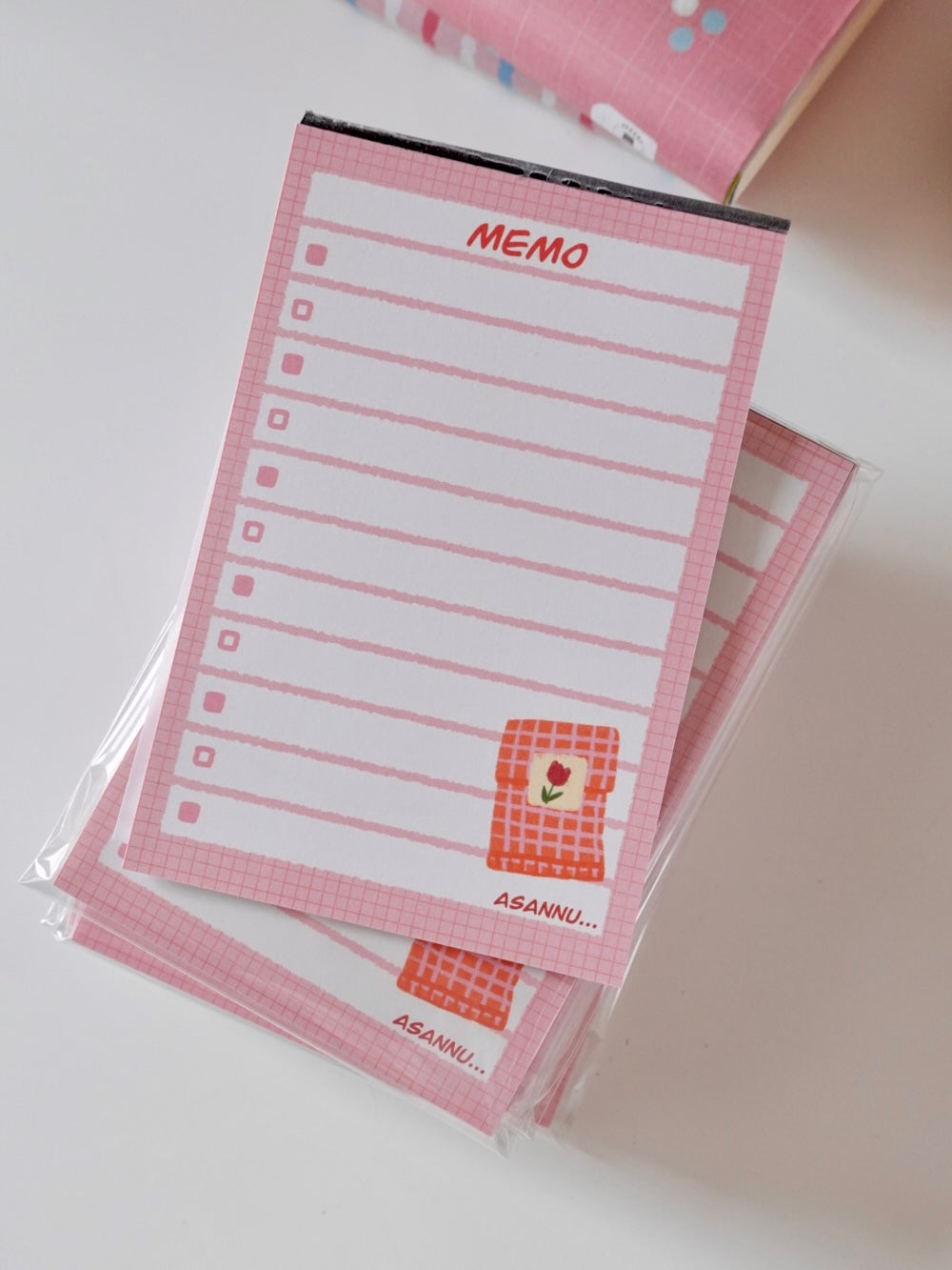 Notepad - pink package – Asannu shop