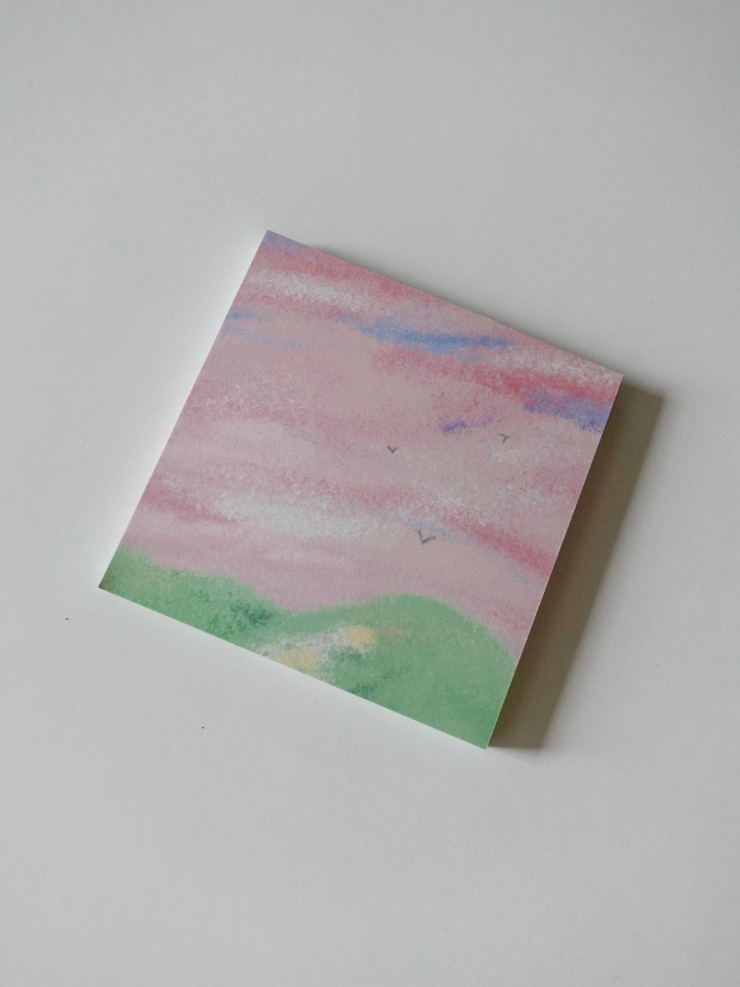 Notepad - sky & hill