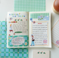 Masking sheet - green grid