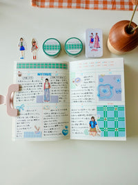 Masking tape - Green grid