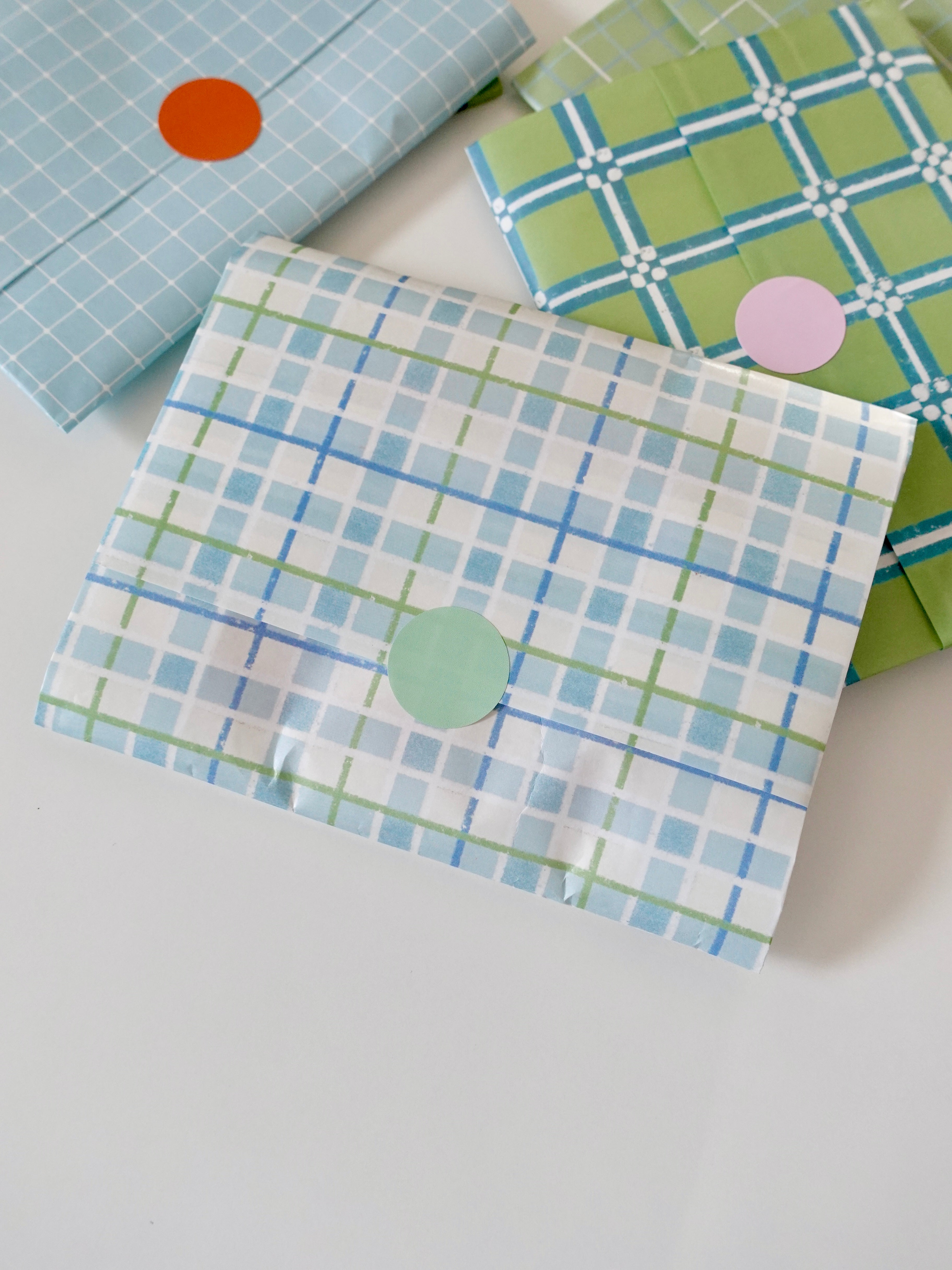 Design Paper - Green Day check pattern – Asannu shop