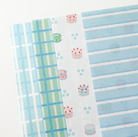 Design Paper - blue rectangle pattern