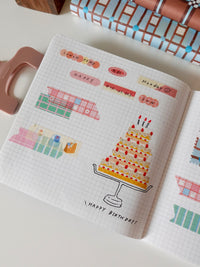 Masking tape - Pop deco coral pink