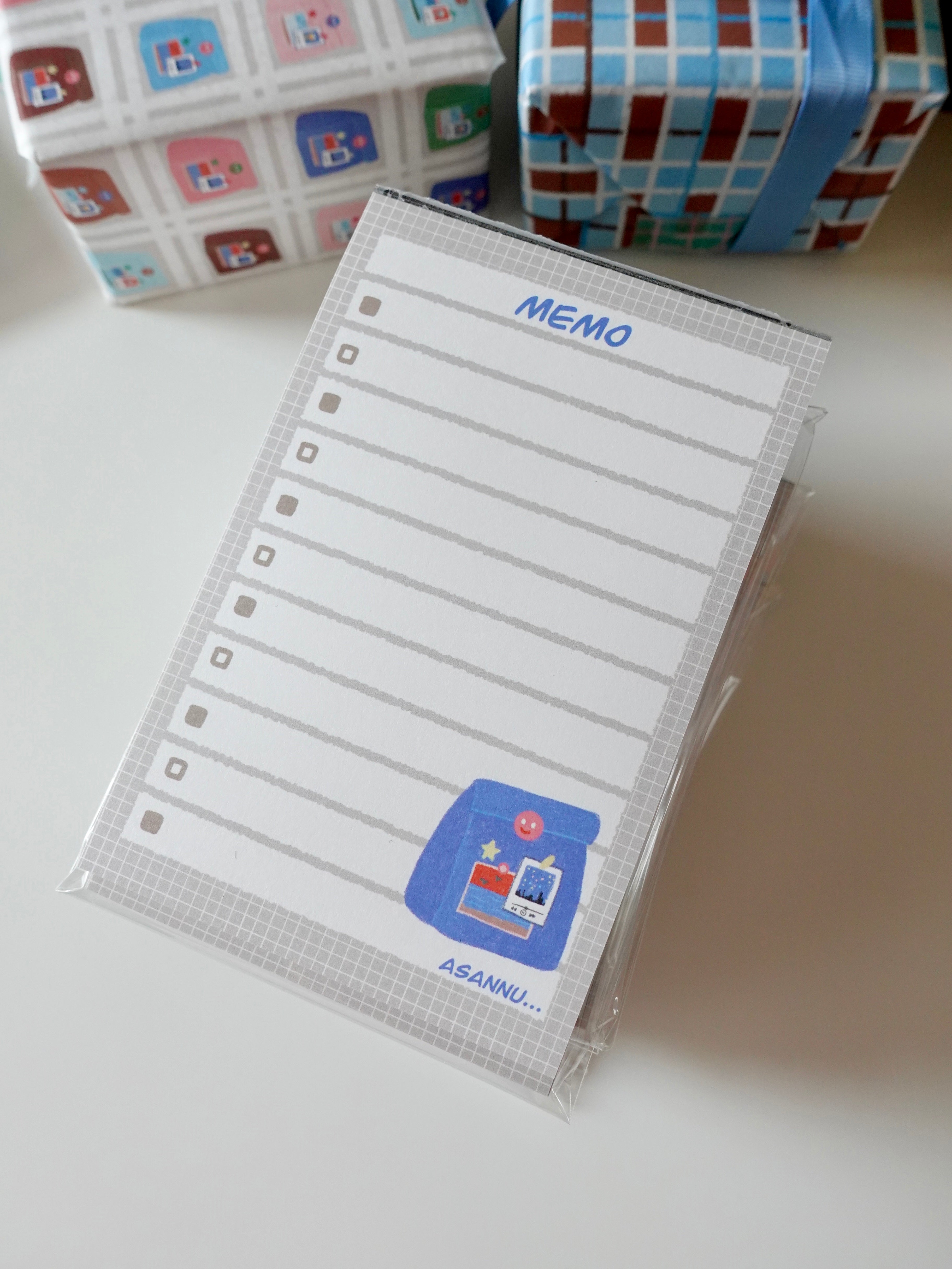 Notepad - gray package – Asannu shop