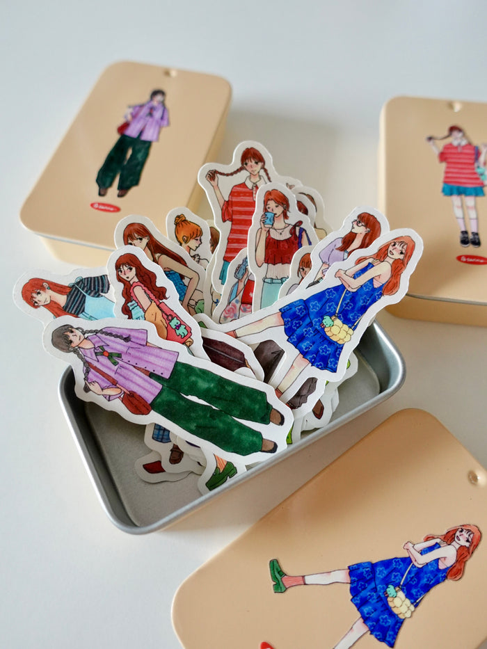 Girls Sticker set 04