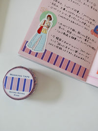 Masking tape - Striped pink