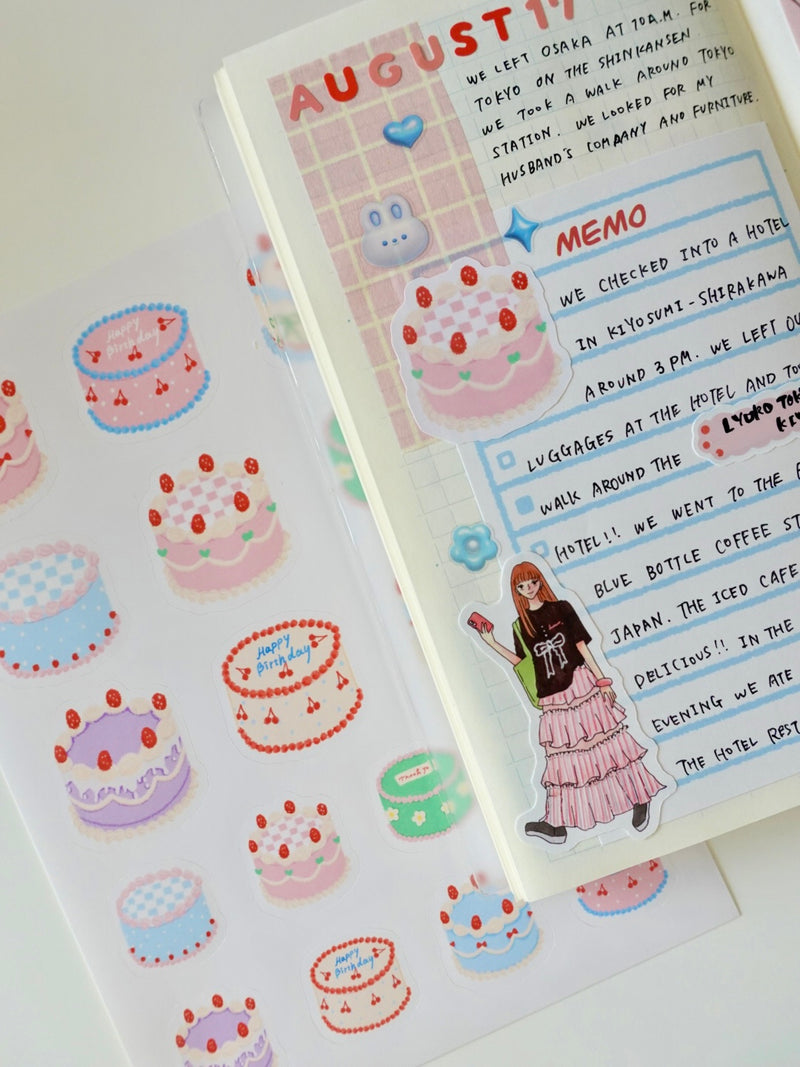 Sticker - cake