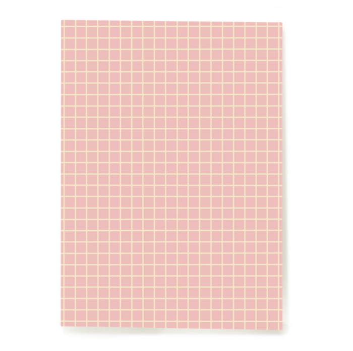 Masking sheet - pink grid