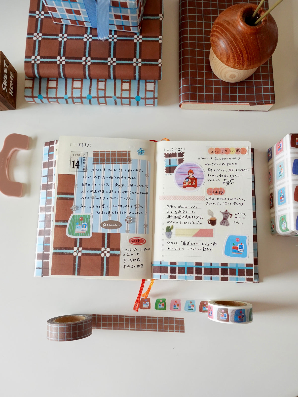 Masking tape - Pop deco coral pink