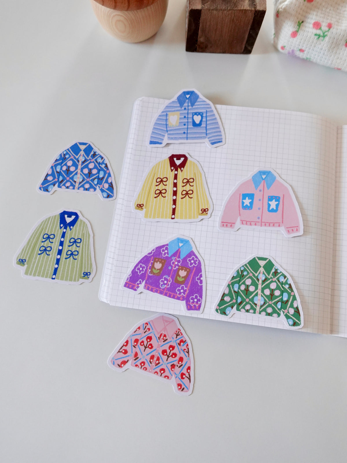 Clothes mini card set B