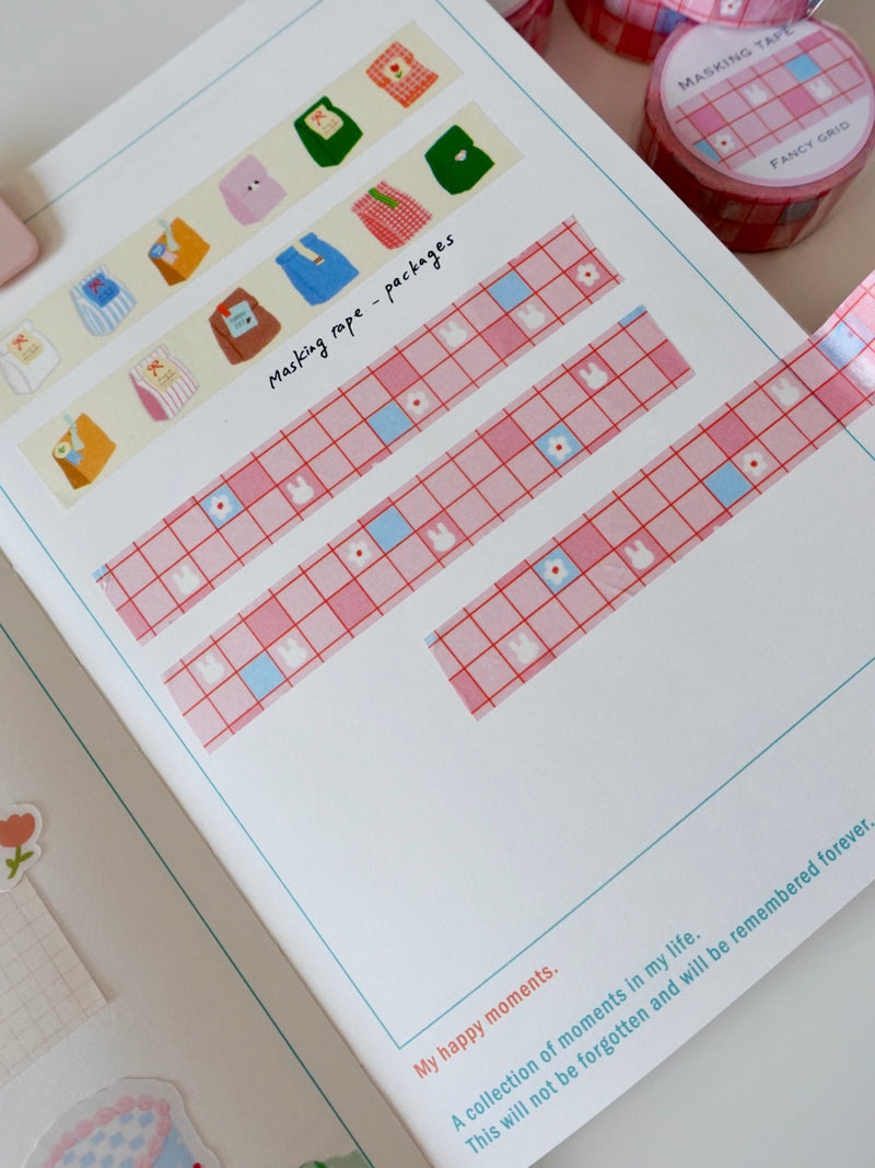 Masking tape - Fancy grid