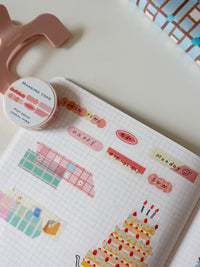 Masking tape - Pop deco coral pink