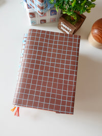 Design Paper - Brown grid
