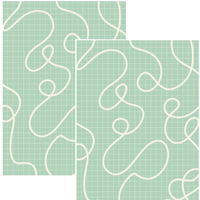 Design Paper - kuru-kuru light green