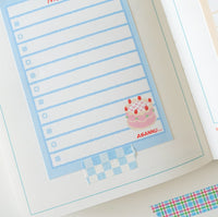 Notepad - blue cake