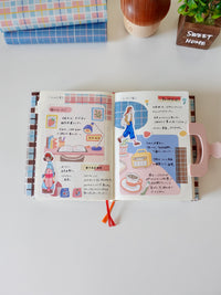 Design Paper - Spring check pattern