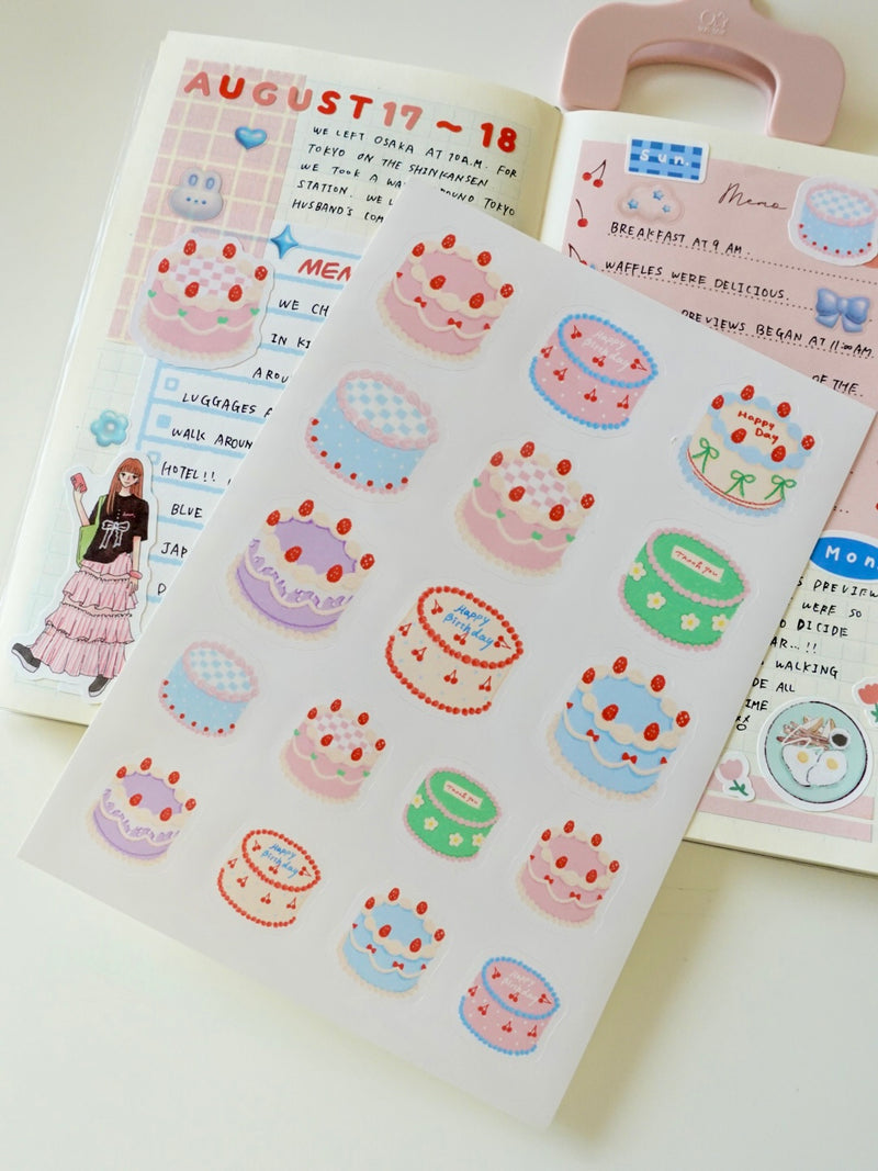 Sticker - cake