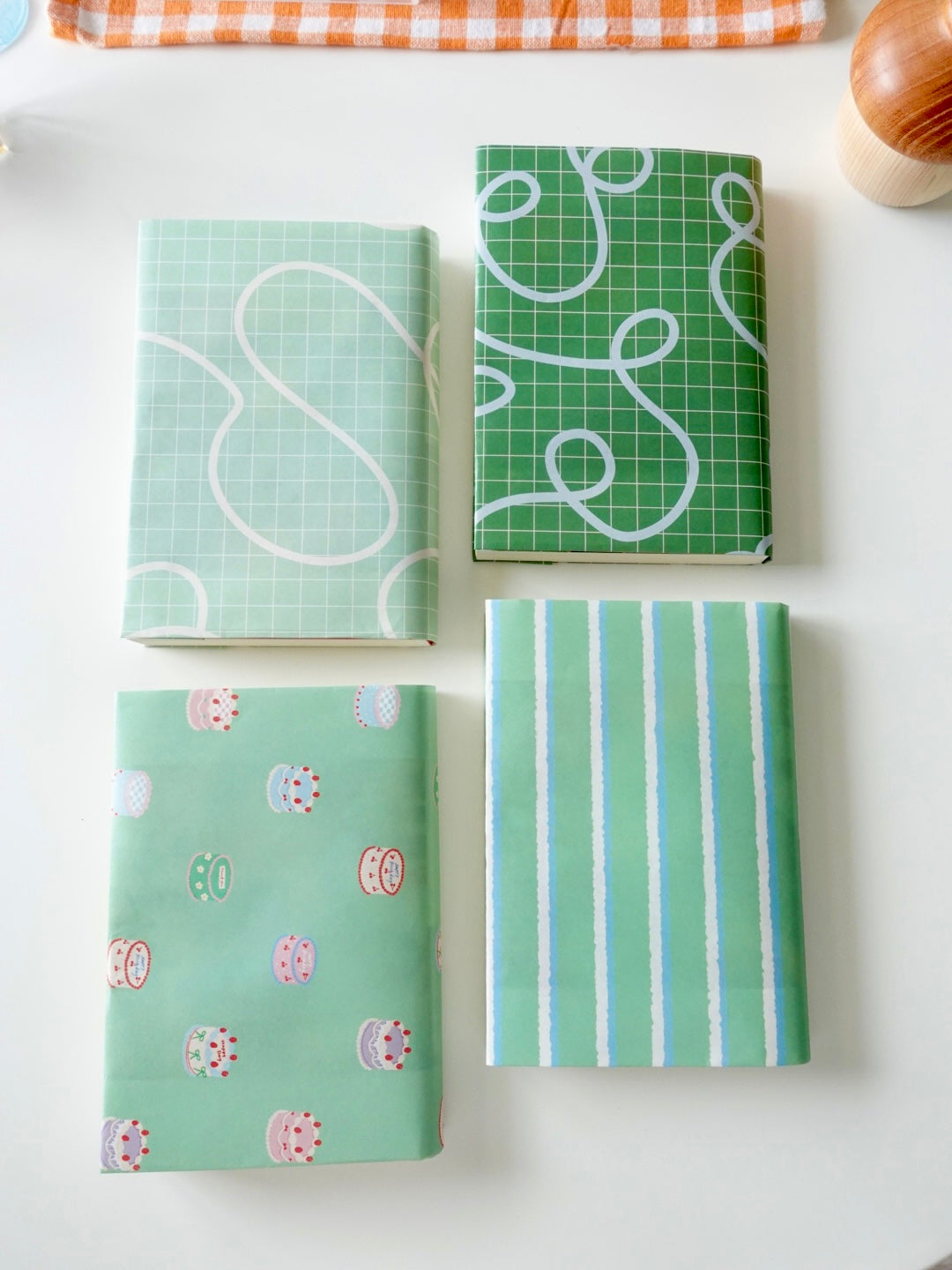 Design Paper - green stripes – Asannu shop