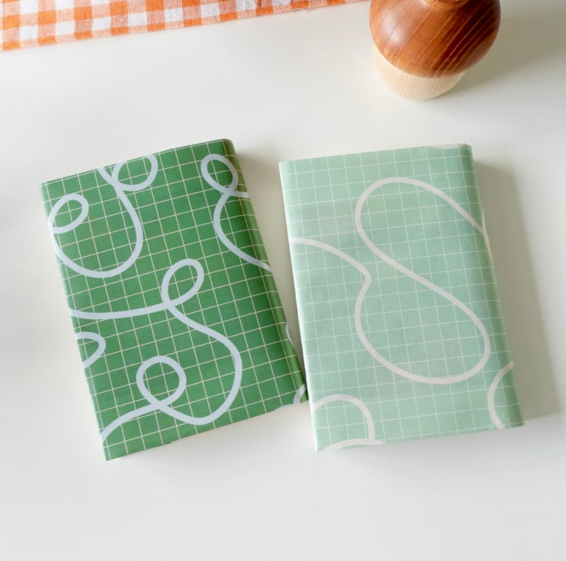 Design Paper - kuru-kuru dark green