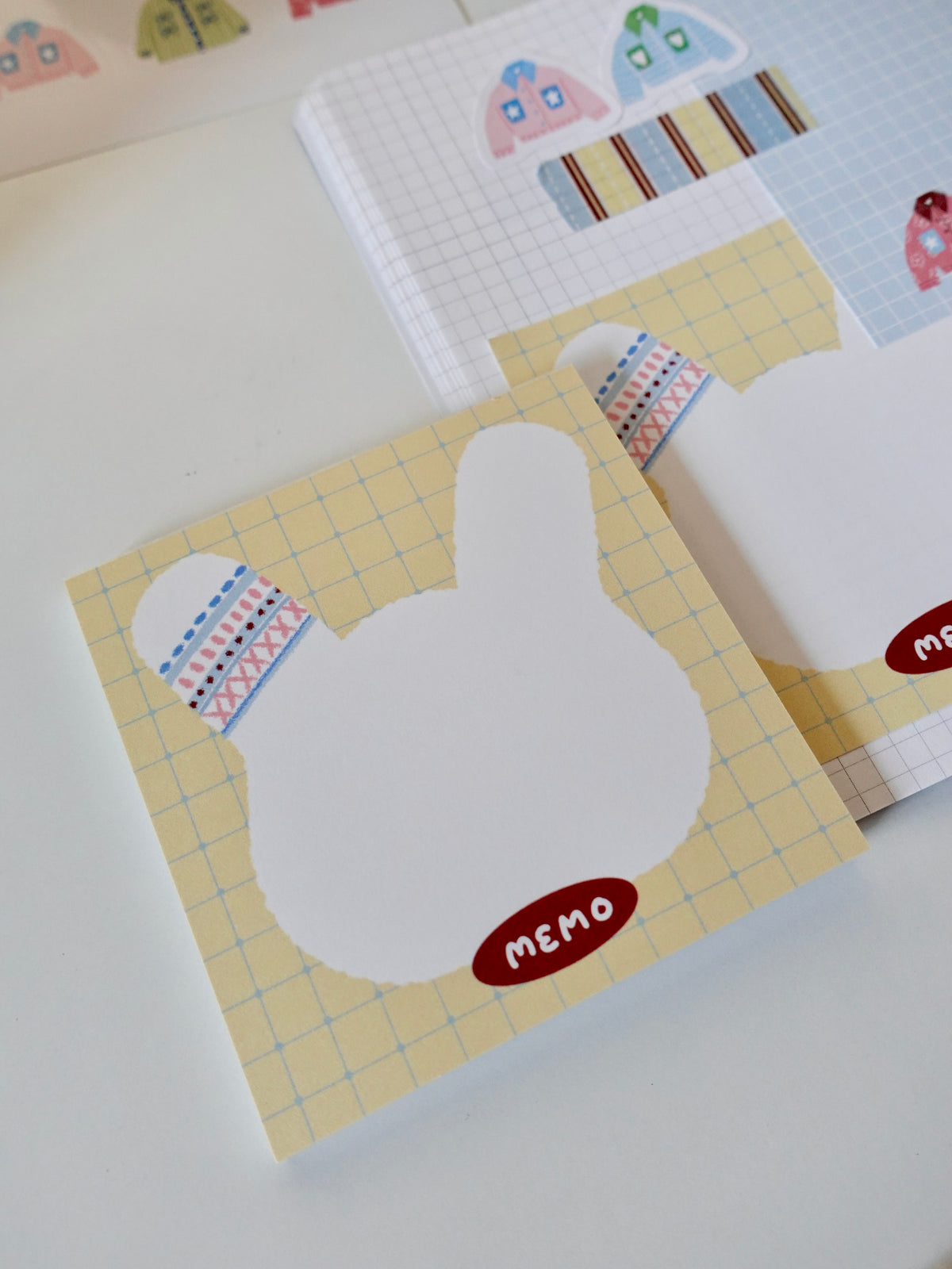 Notepad - butter yellow rabbit
