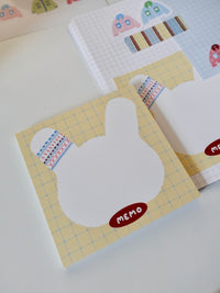Notepad - butter yellow rabbit