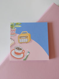 Notepad - coffee time