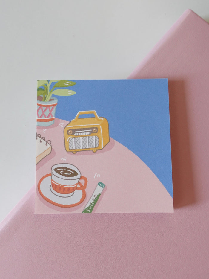 Notepad - coffee time