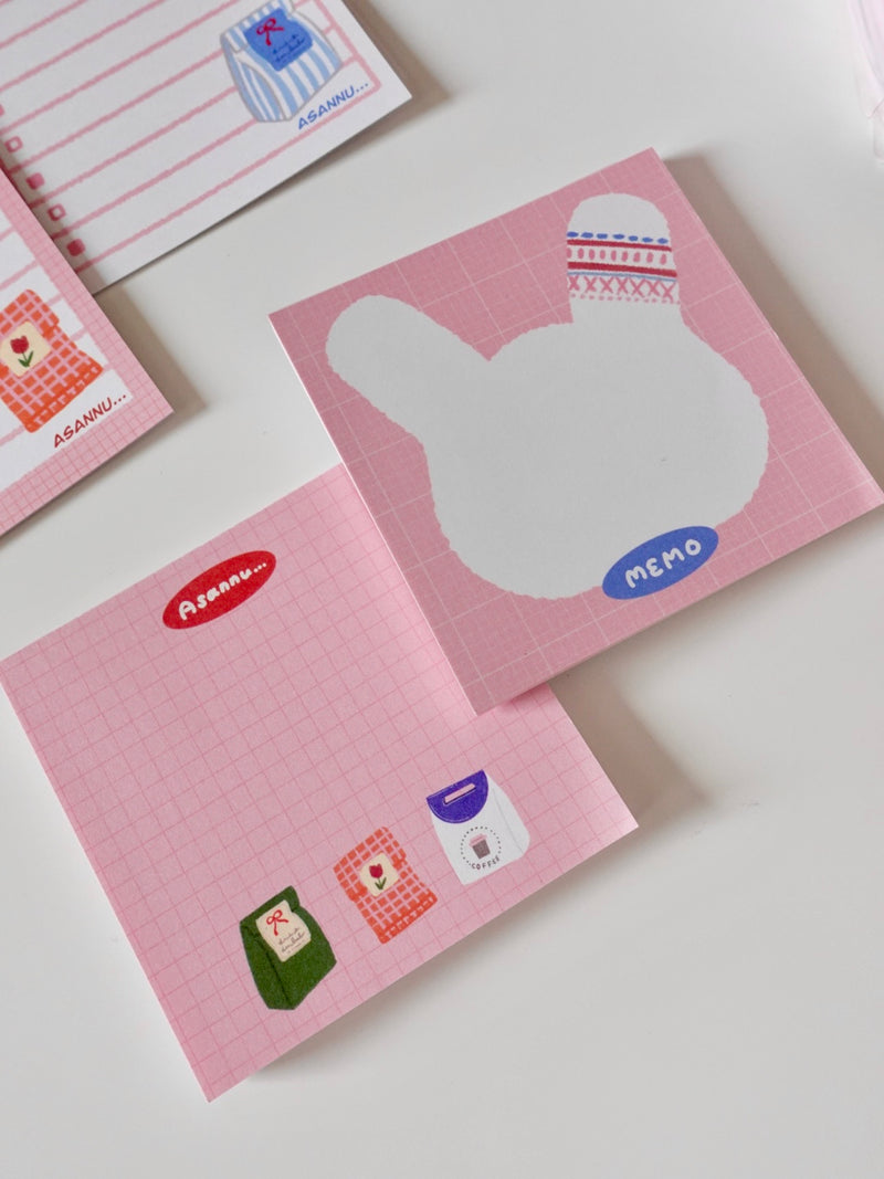 Notepad - mini pink package