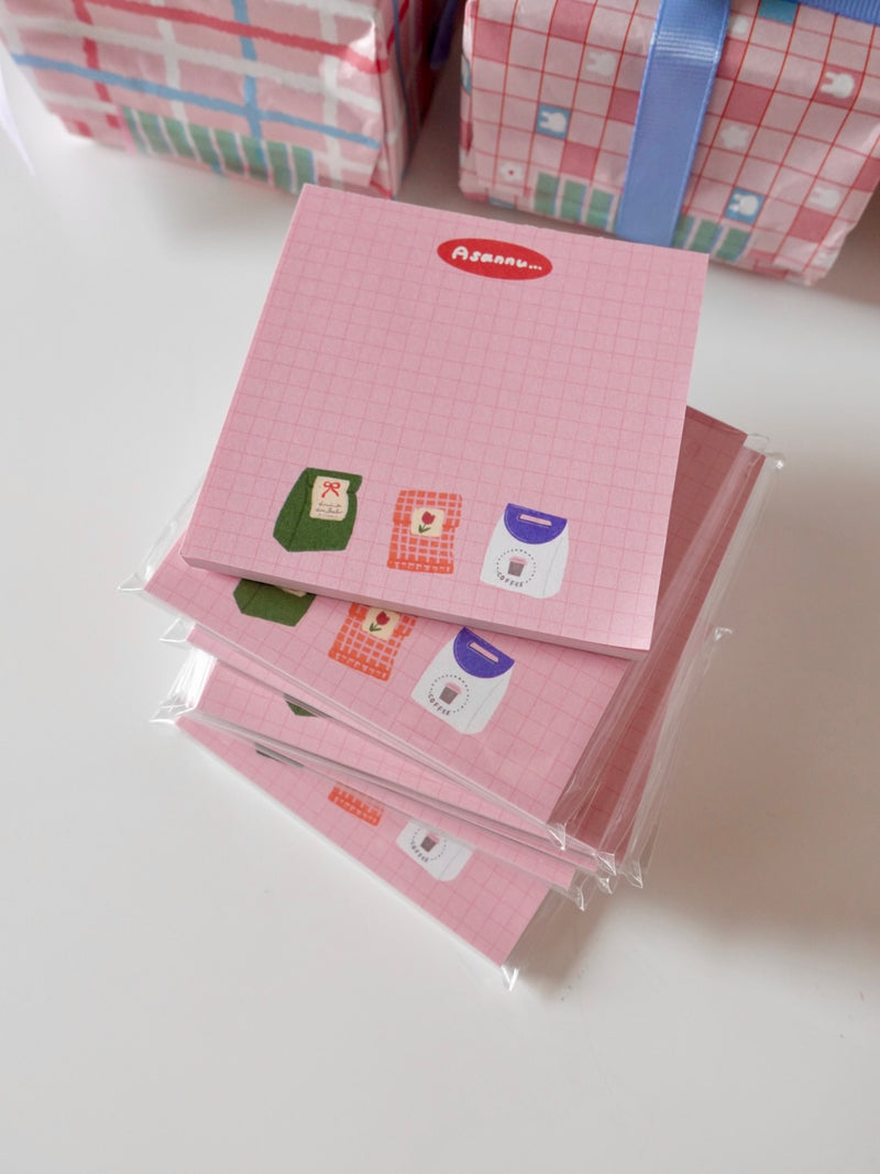 Notepad - mini pink package – Asannu shop