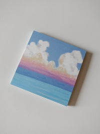 Notepad - sea & cloud