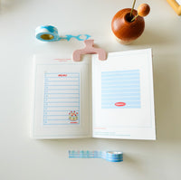 Notepad - blue stripes