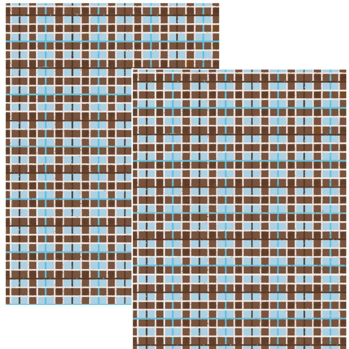 Design Paper - Brown check pattern