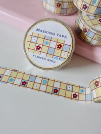 Masking tape - Flower Grid