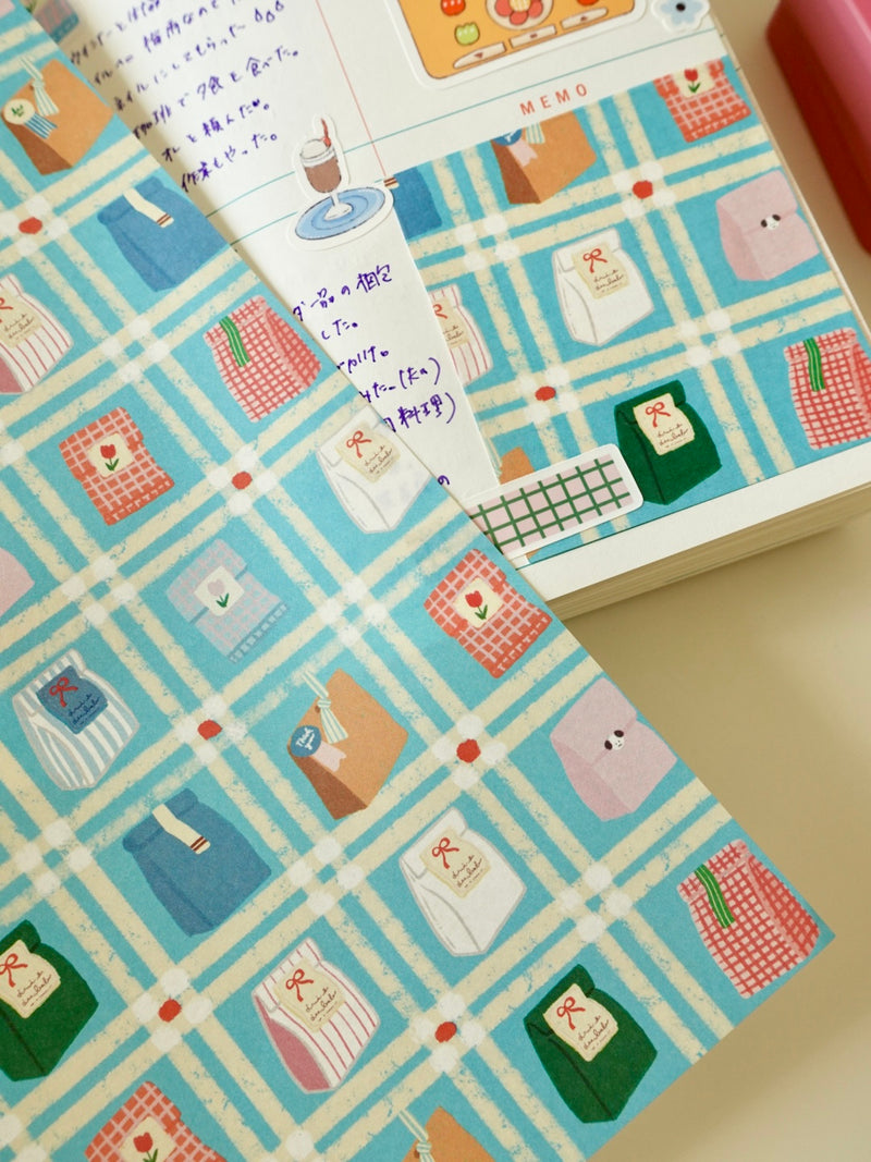 Design Paper - blue package