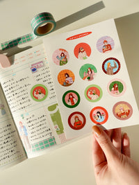 Sticker - marui girls