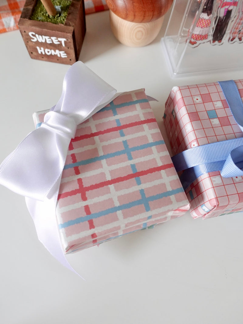 Design Paper - pink rectangle pattern