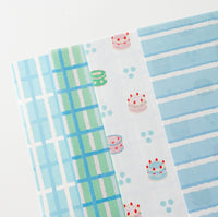 Design Paper - blue rectangle pattern