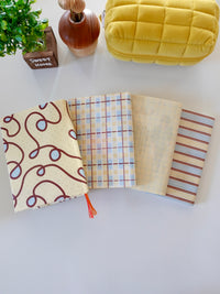 Design Paper - Butter yellow grid