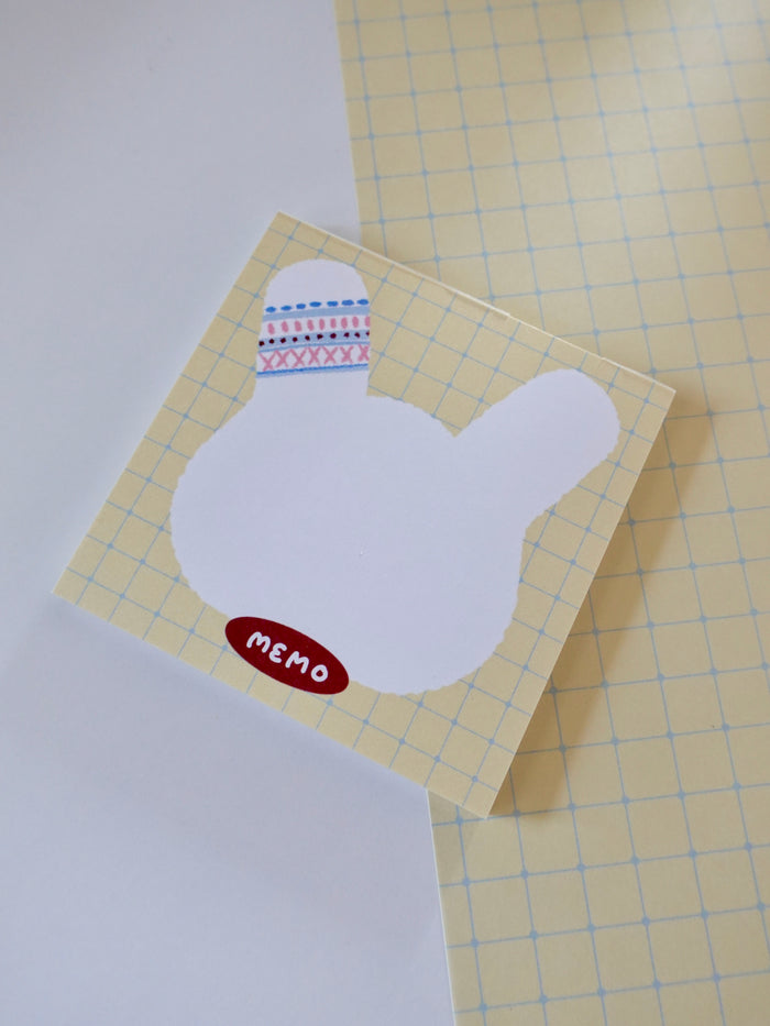 Notepad - butter yellow rabbit