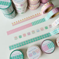 Masking tape - Pink green