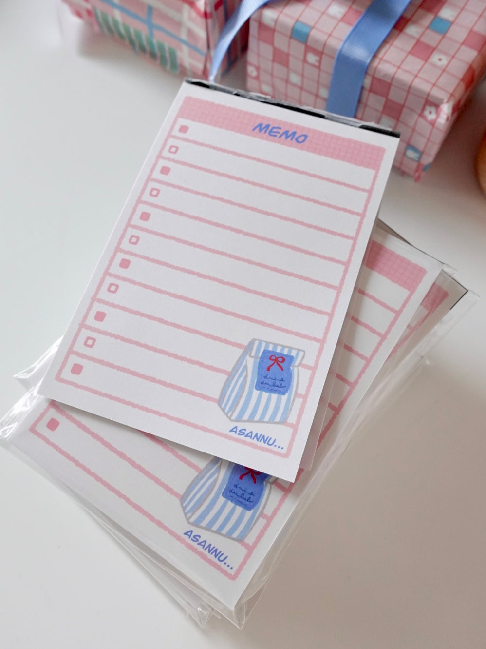 Notepad - white package – Asannu shop