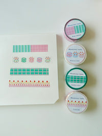 Masking tape - Pink green