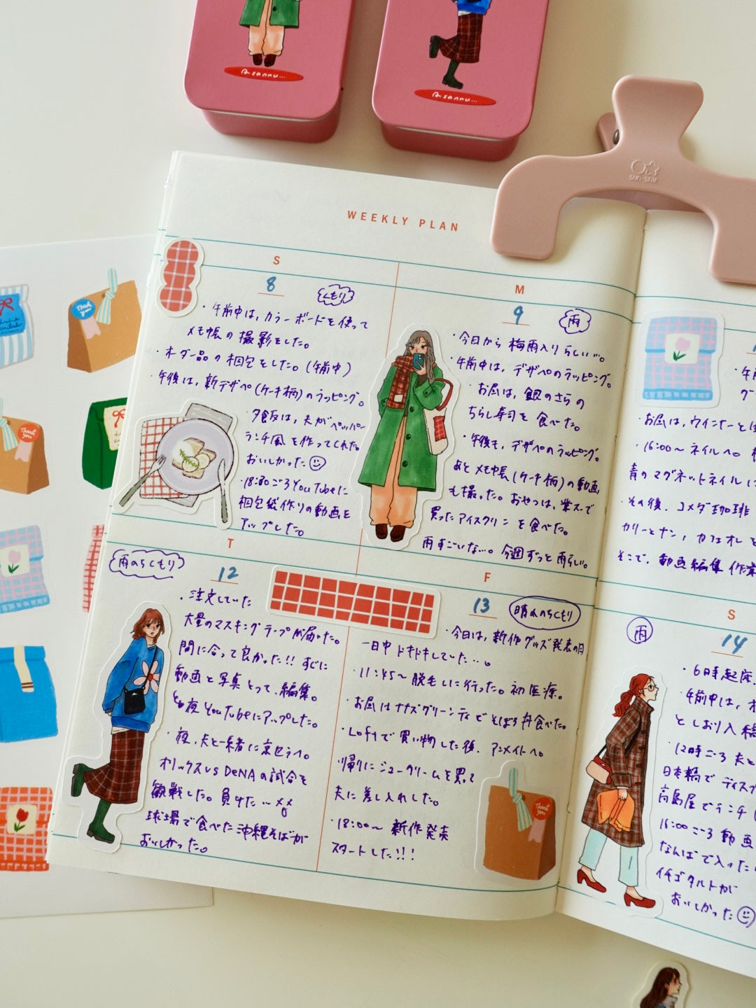 Girls Sticker set 02