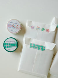 Masking tape - Green grid