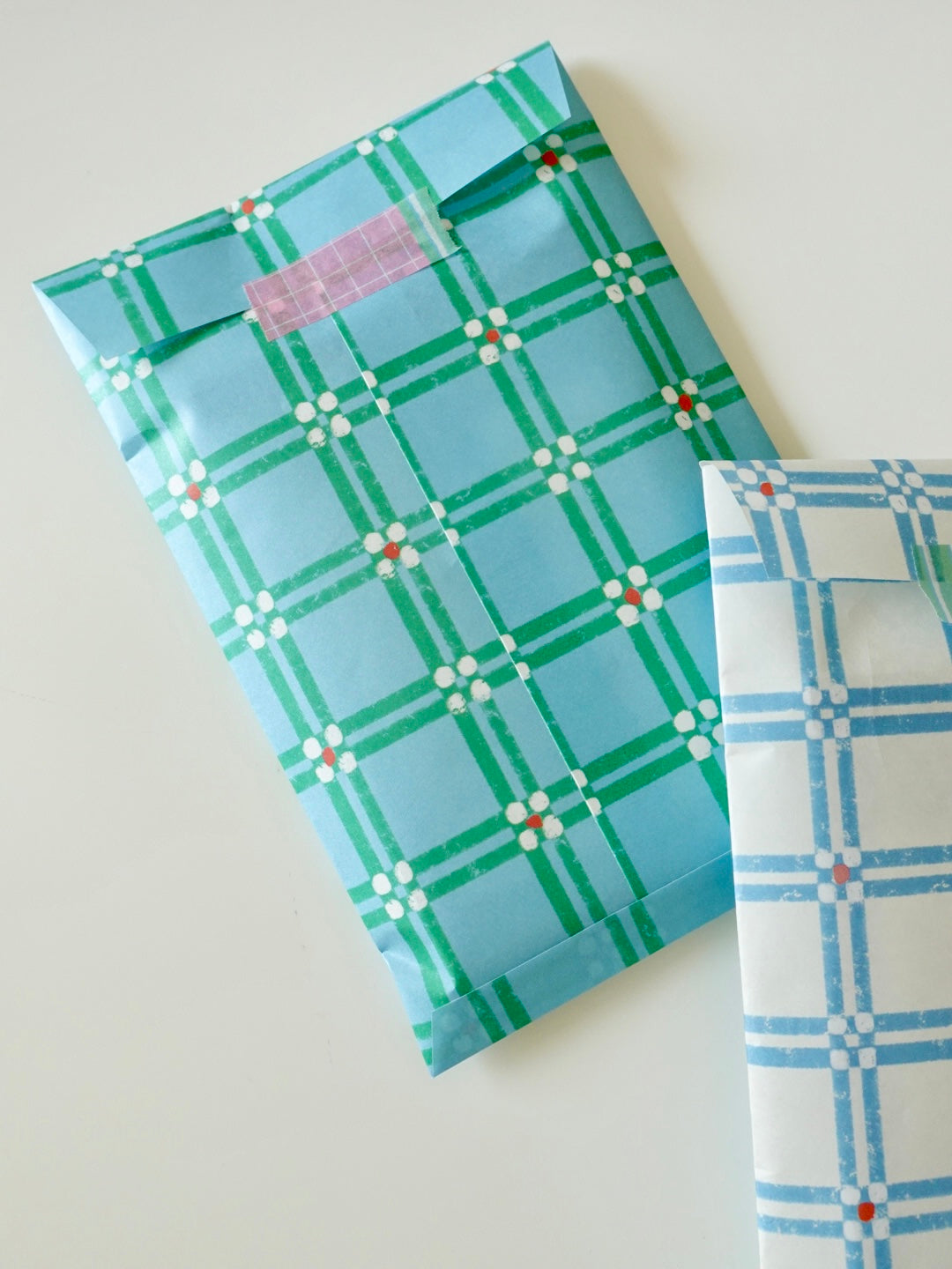 Design Paper - green&blue minsa pattern – Asannu shop
