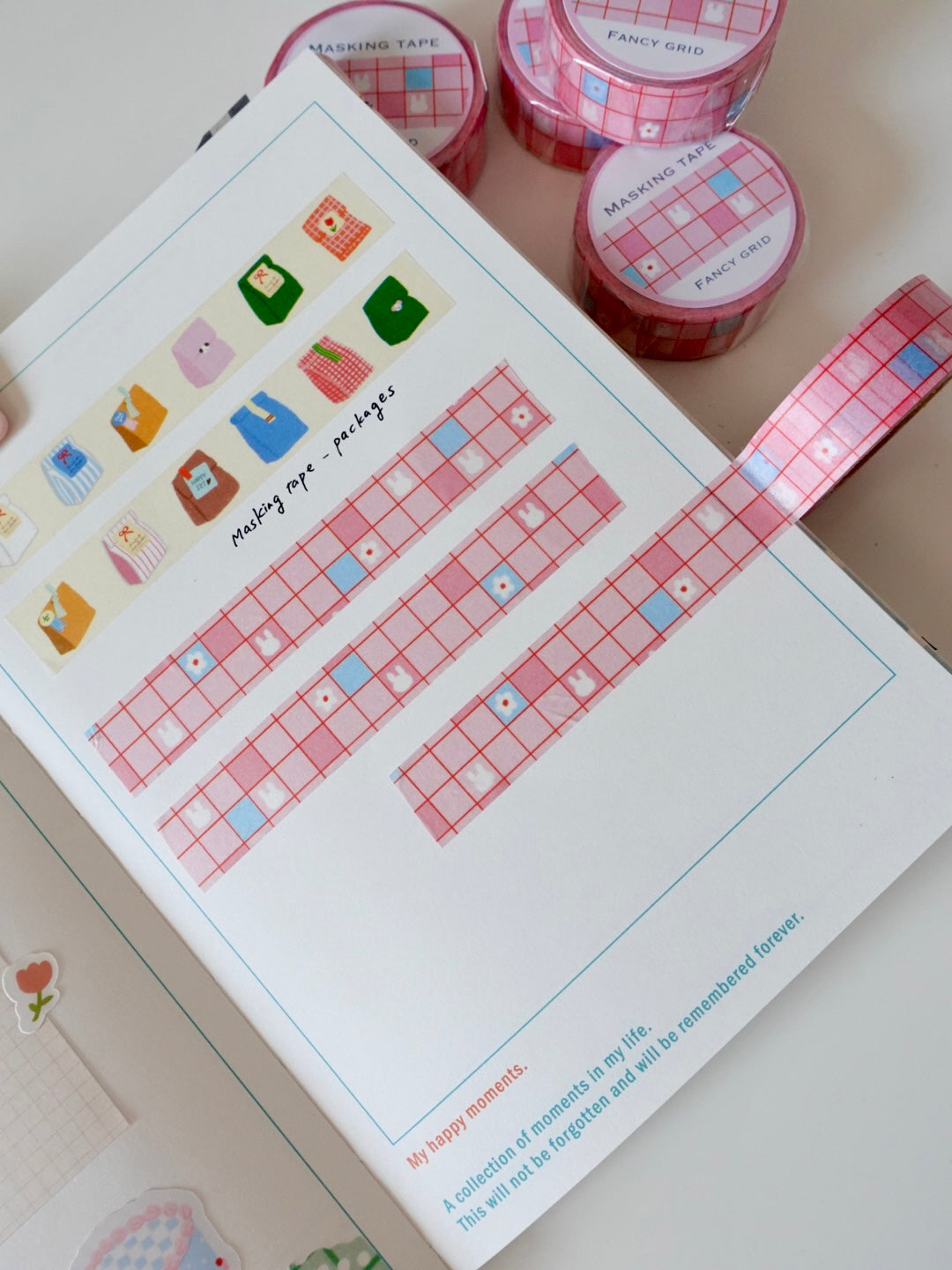 Masking tape - Fancy grid