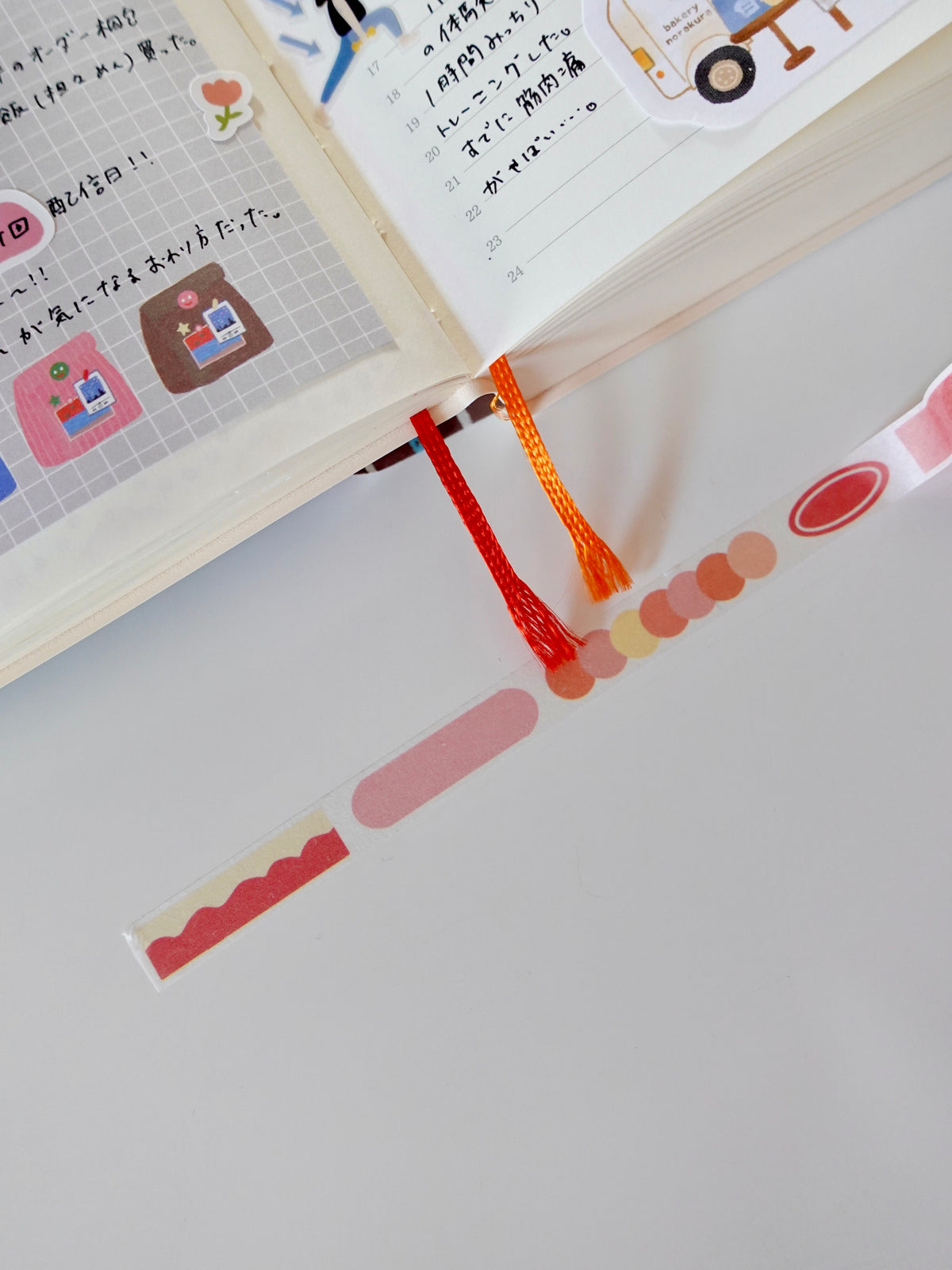 Masking tape - Pop deco coral pink