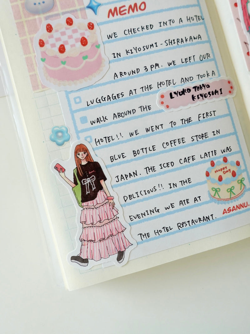 Notepad - white cake