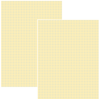 Design Paper - Butter yellow grid